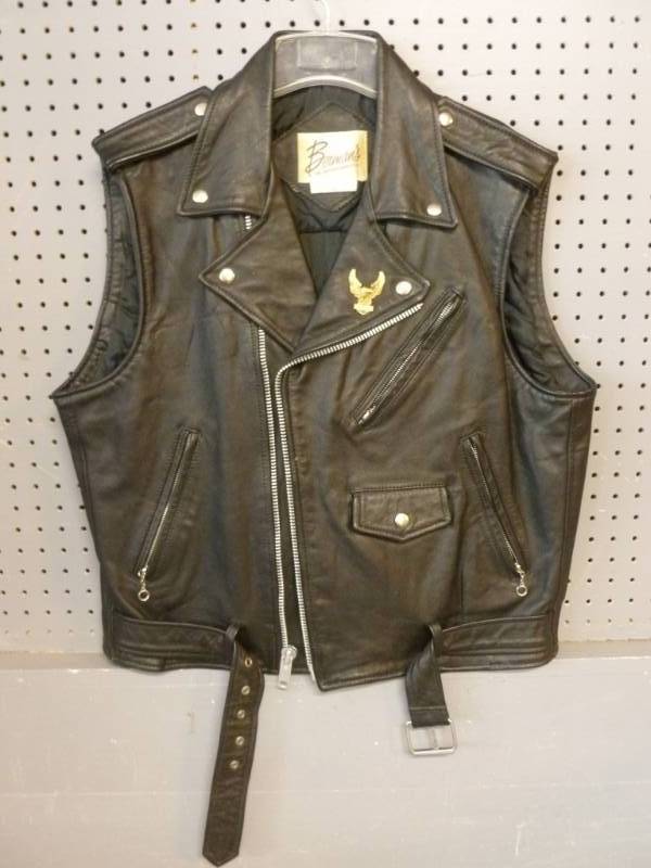 Leather Biker Vest