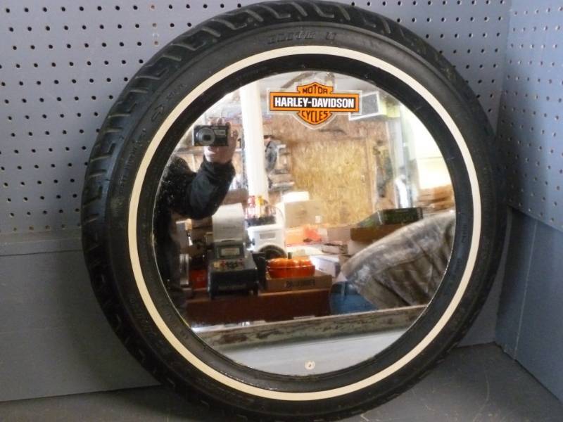 Motorcycle Tire Mirror