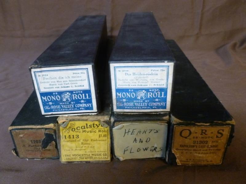 Antique Piano Rolls