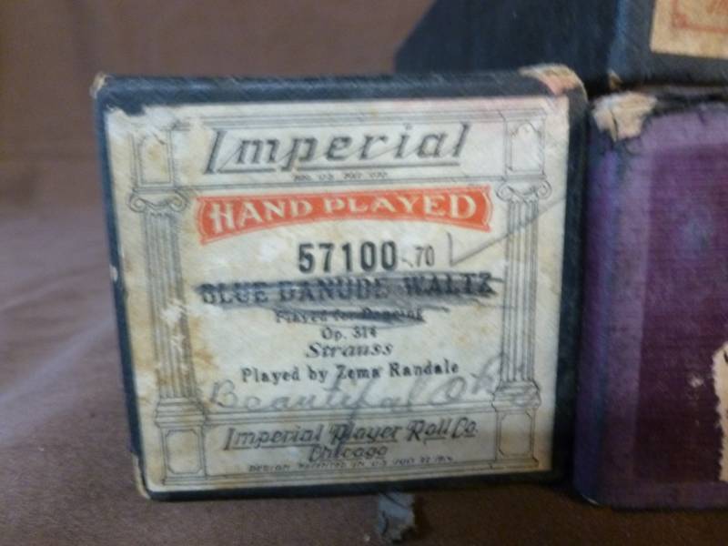 Antique Piano Rolls