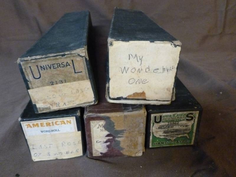 Antique Piano Rolls