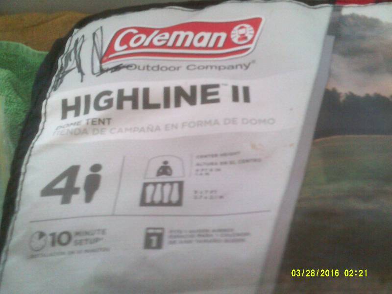 COLE MAN DOME TENT