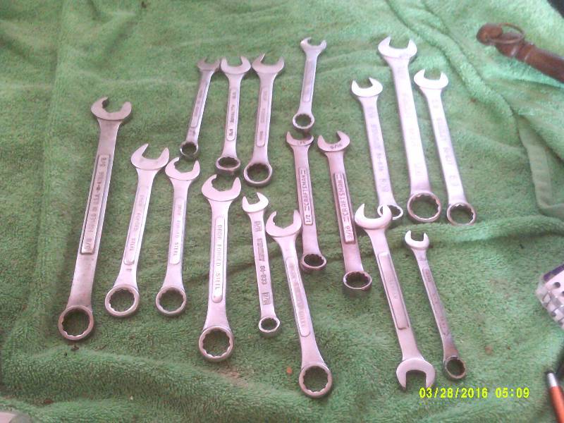 FORGED,STANLEY,CRAFTSMAN WRENCHES