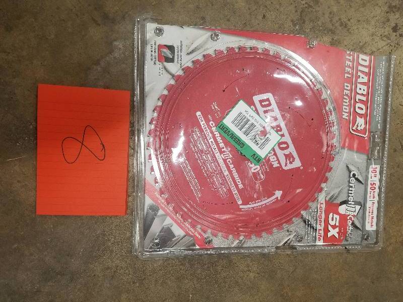 Diablo 10 in. x 50 Tooth Steel Demon Cermet II Carbide Blade for Ferrous Metals and Stainless Steel
