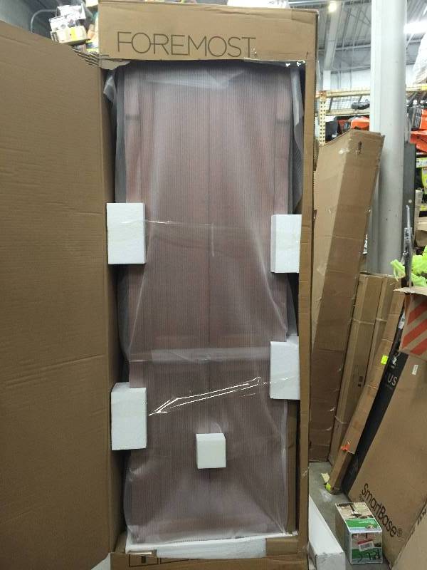Foremost Naples 24 in. W x 18 in. Dx 74 in. H Bathroom Linen Cabinet in Warm Cinnamon open box never used