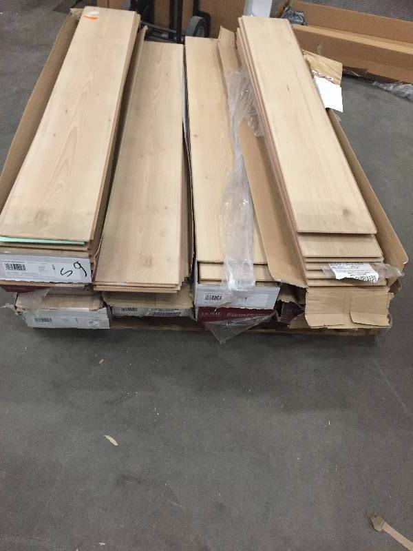 Lot of 9 cases Home Decorators Collection Oceanside Beechwood 12 mm Thick x 7-1932 in. Wide x 50-2532 in. Length Laminate Flooring (18.76 sq. ft.  case) not used