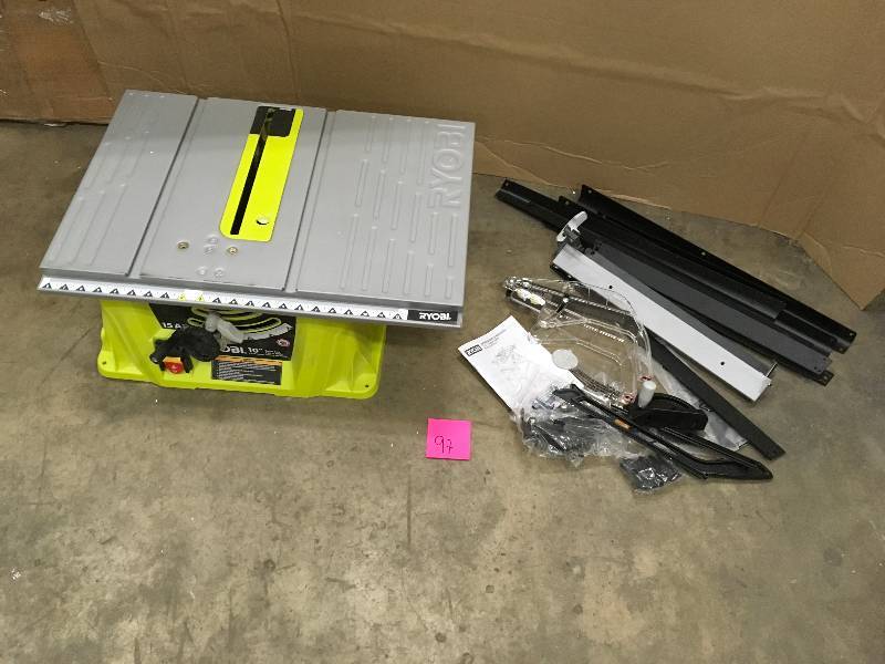 Ryobi 15 Amp 10 in. Table Saw in working conditions