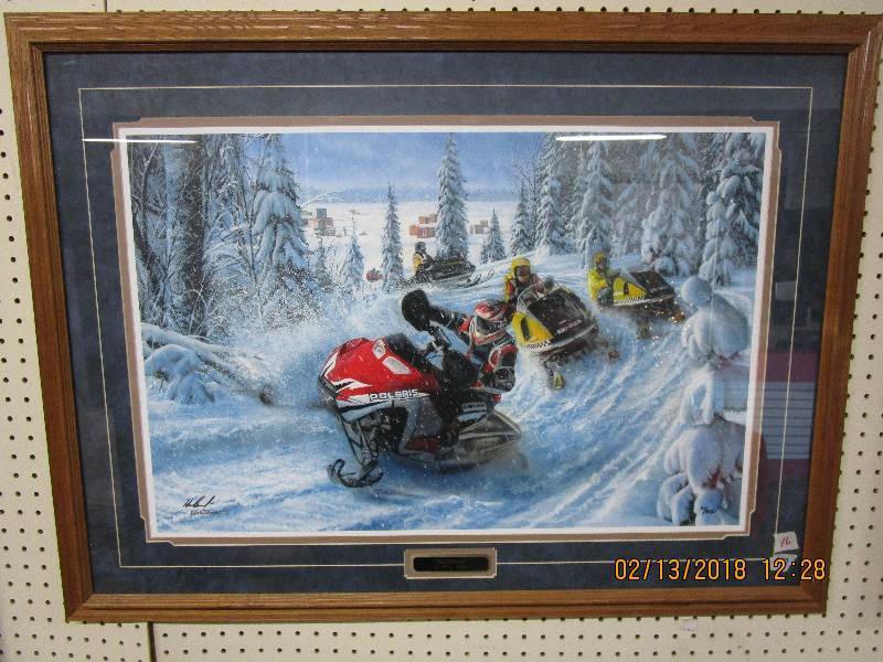 lot 16 image: Print Sled Heads Signed and Numbered Certificate of Authenticity