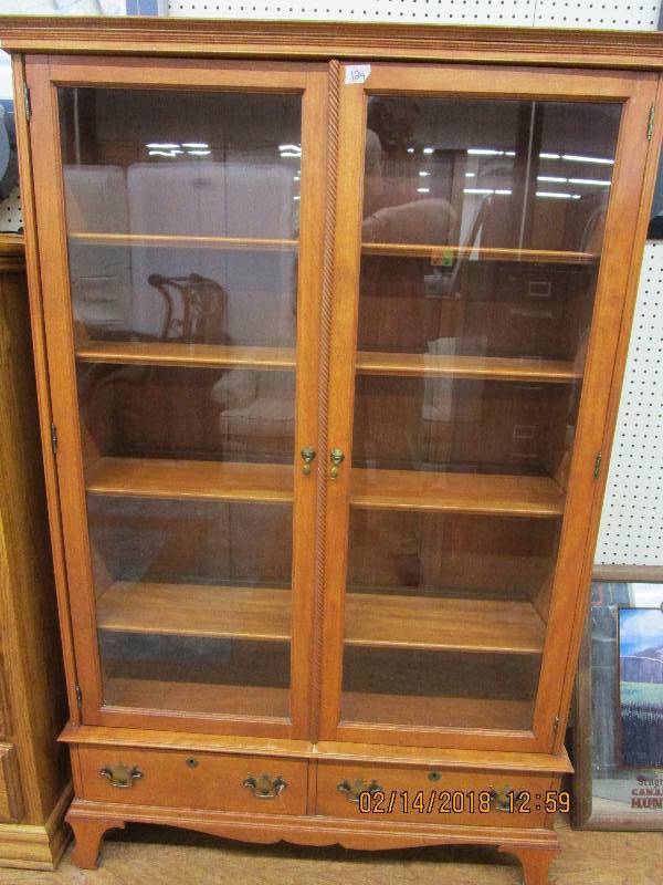 lot 26 image: Antique Library Case Nicely redone
