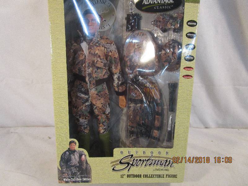 lot 65 image: Outdoor Sportsman 12 Outdoor Collectible Figure Advantage Classic Billy Jordan White Tailed Deer Edition