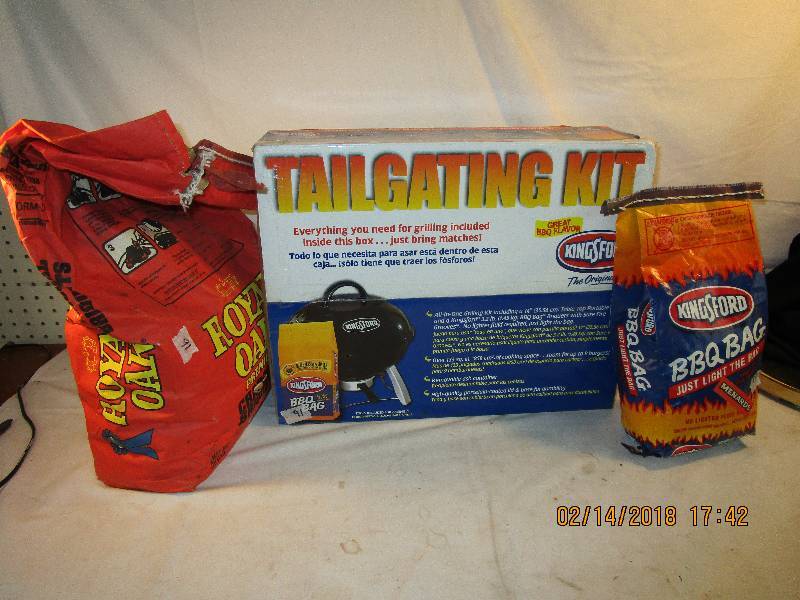 lot 74 image: Kingsford Tailgating Kit Everything you need for grilling in the box just bring the matches