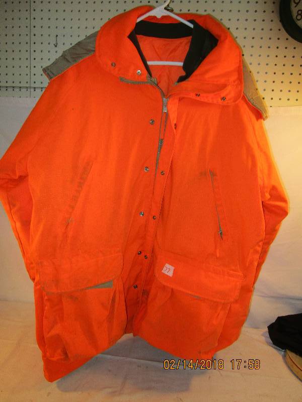 lot 77 image: Large Orange Coat Insulated