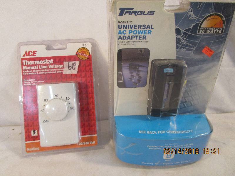 lot 87 image: Thermastat and Power adapter