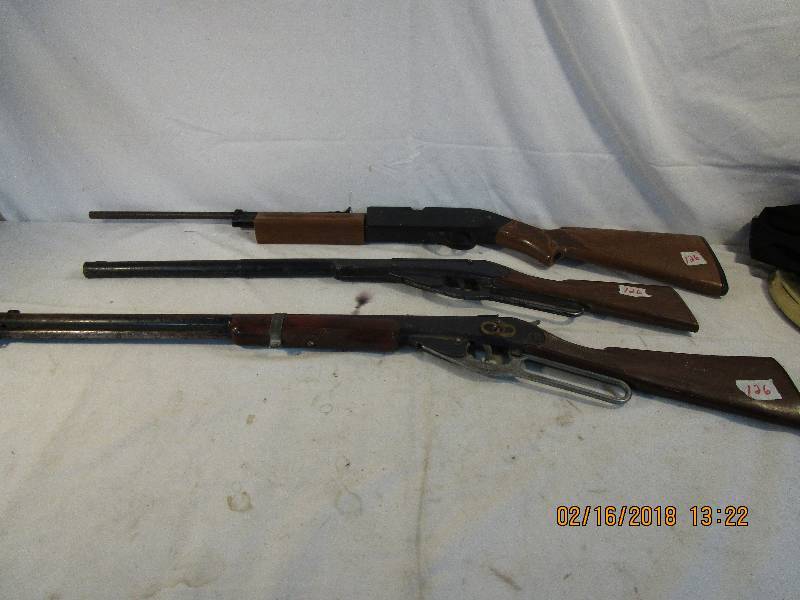 lot 126 image: 2 BB Guns and Pellet Gun