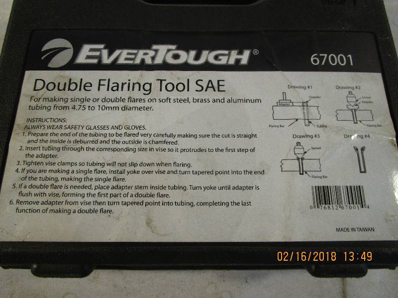lot 131 image: Flaring Tool