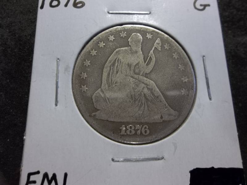 1876 Seated Liberty Half Dollar