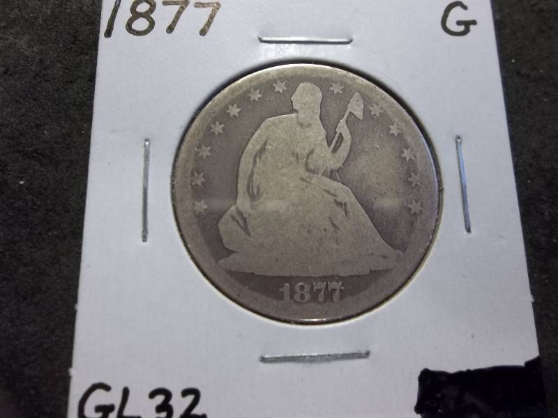 1877 Seated Liberty Half Dollar