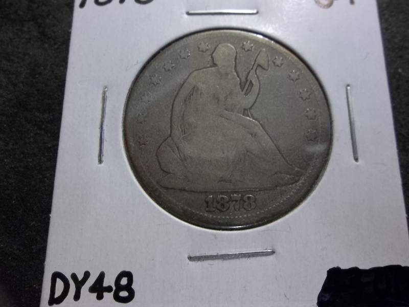 1878 Seated Liberty Half Dollar