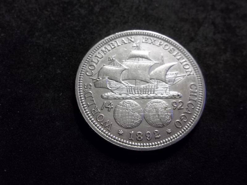 1892 Columbian Exposition Silver Half Dollar Comemmorative