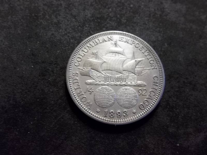 1893 Columbian Exposition Silver Half Dollar Comemmorative