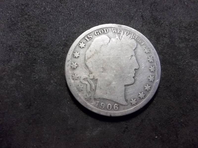 1906 O Barber Half Dollar