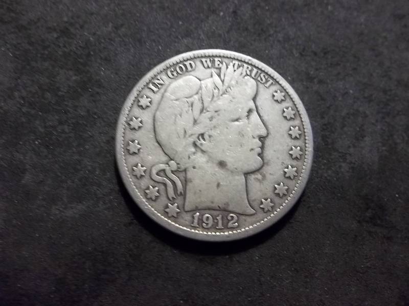 1912 D Barber Half Dollar