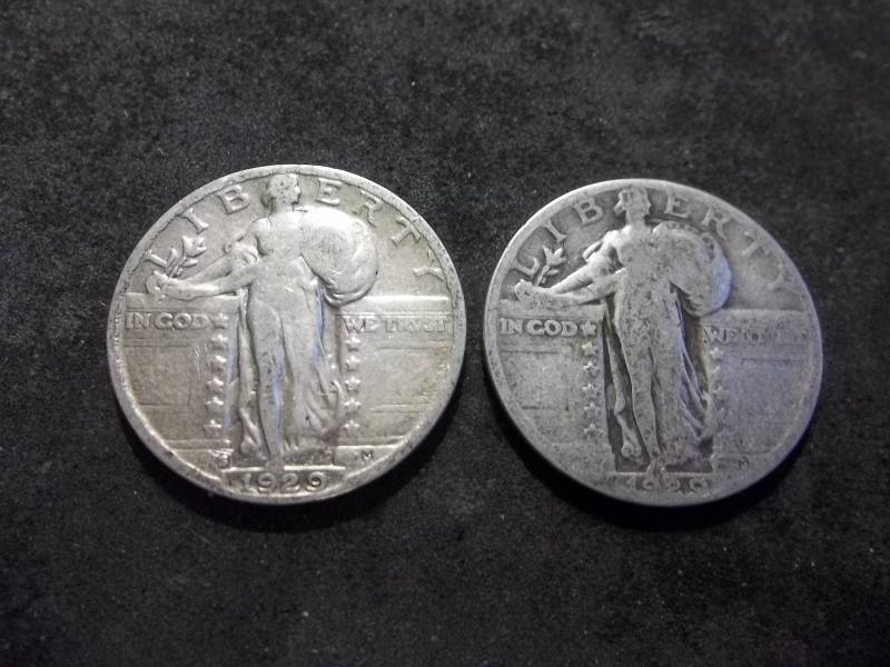 1929, 1929 S Standing Liberty Quarters