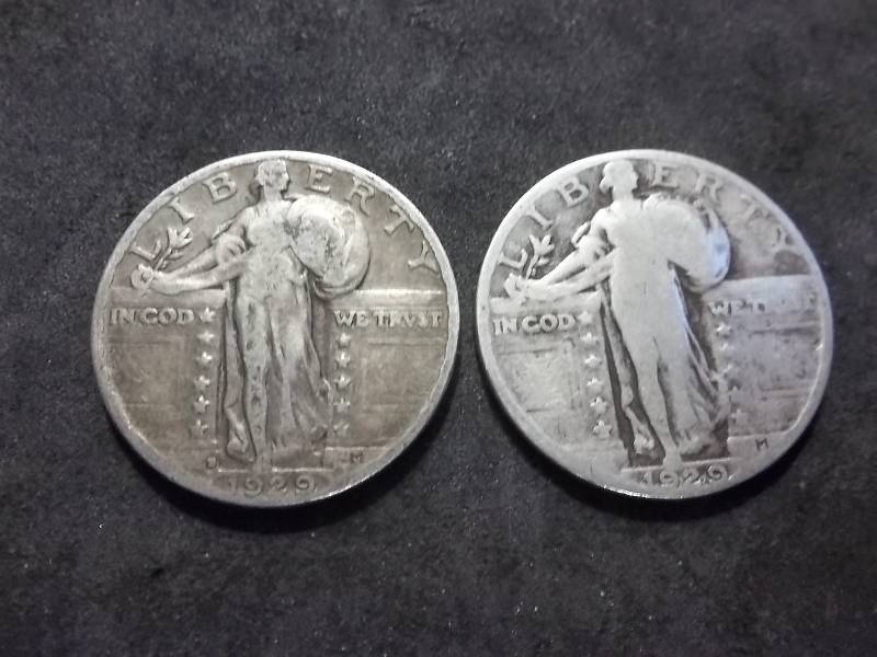 1929 D, 1929  Standing Liberty Quarters