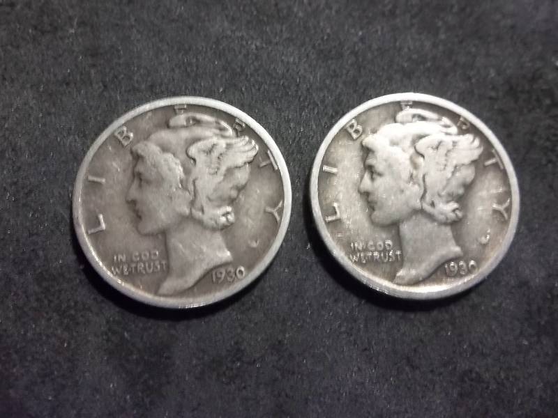 1930, 1930 S Mercury Dimes
