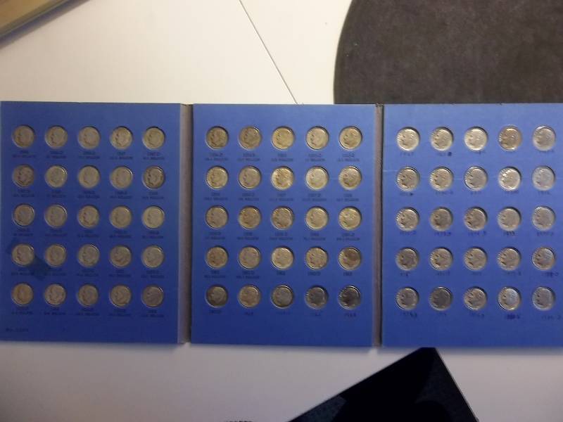 Complete Roosevelt Dime Collection From 1946-1980