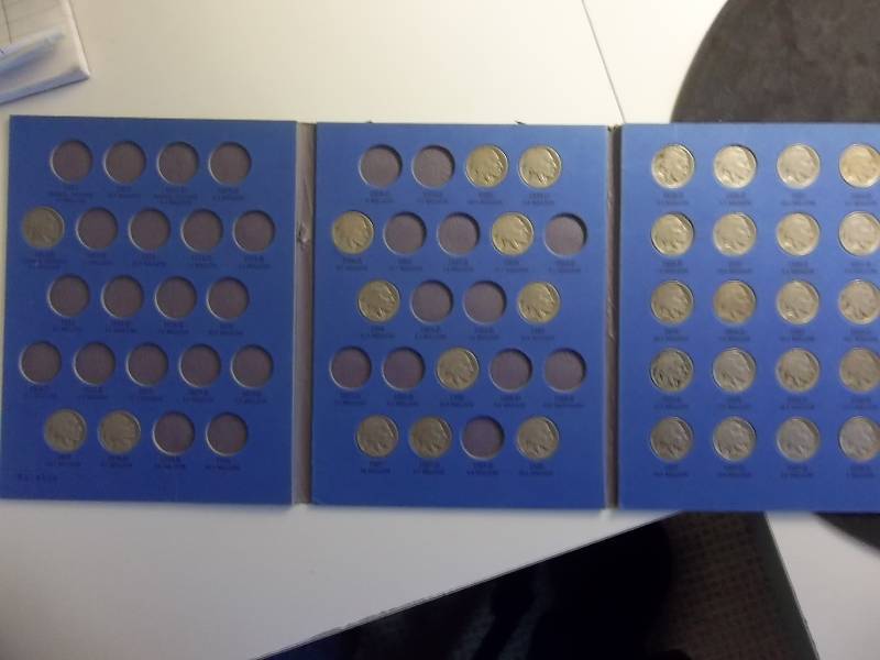 Partial Buffalo Nickel Collection With 33 Coins