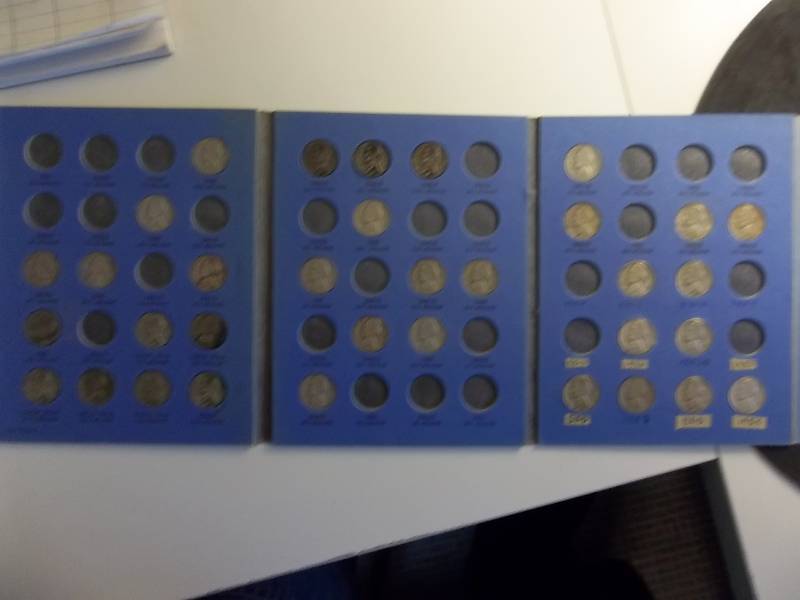 2-Partial Jefferson Nickel Collections 1938-1959 & 1962-1991 64