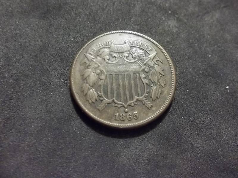 1865 2-Cent Piece