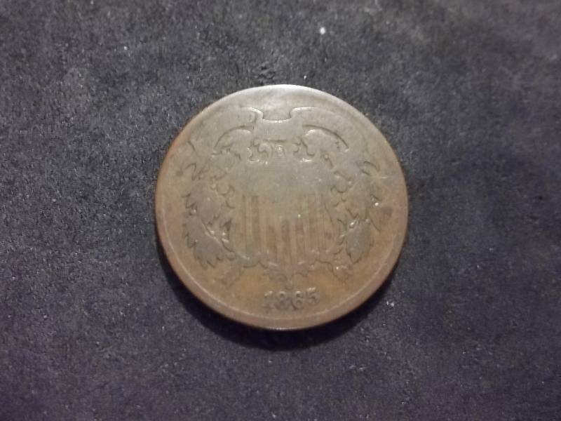 1865 2-Cent Piece