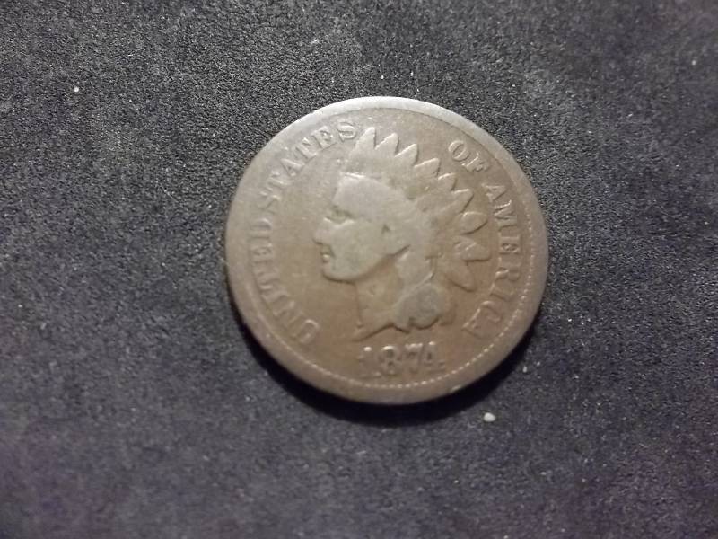 1874 Indian Head Cent