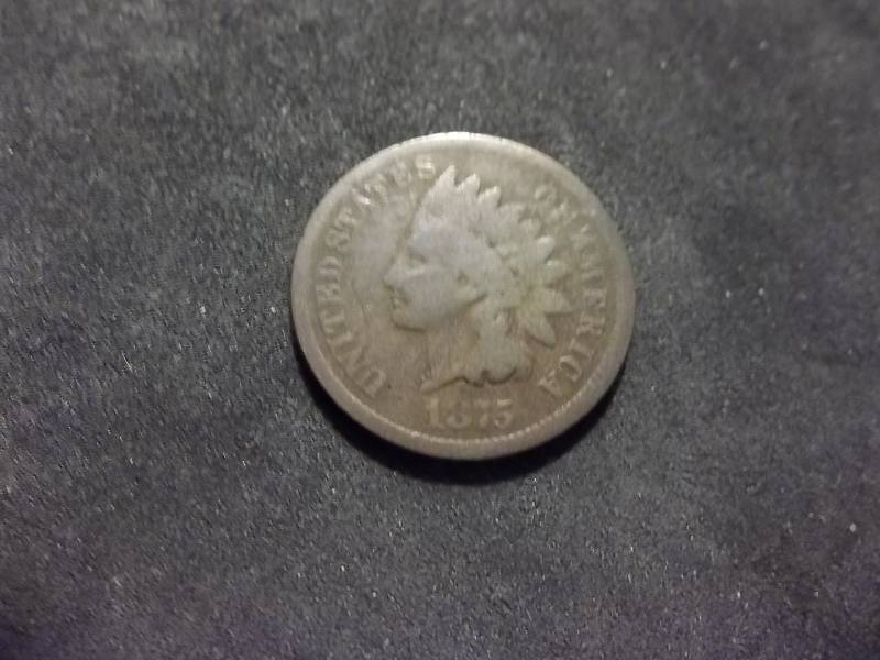 1875 Indian Head Cent