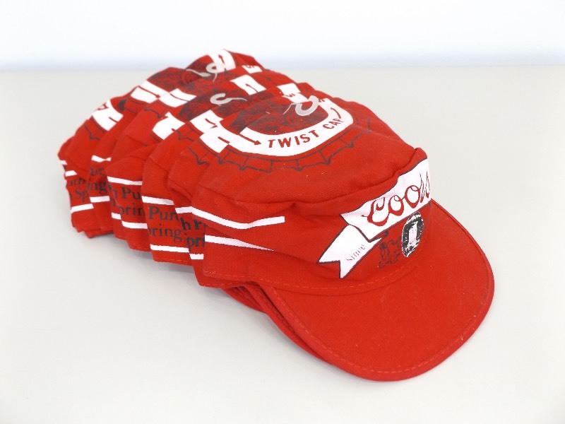 lot 8 image: 10 NOS&nbspVintage Coors Beer Advertising Hats