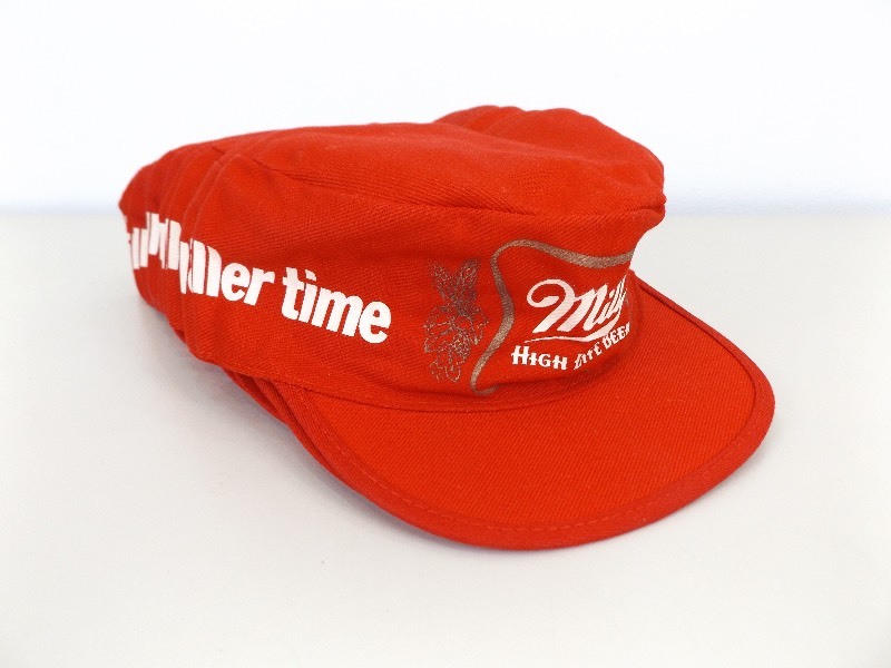 vintage miller high life hat