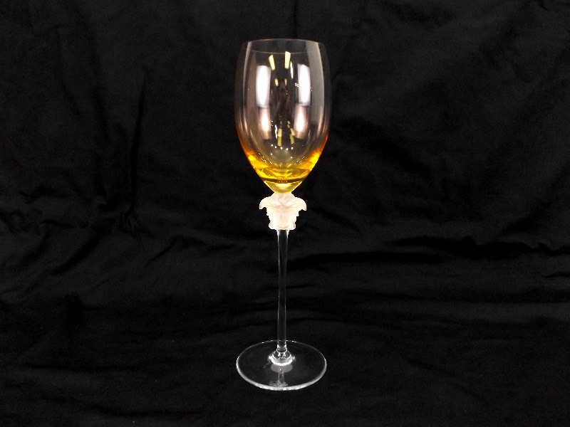 lot 12 image: Crystal Rosenthal Versace Wine Glass