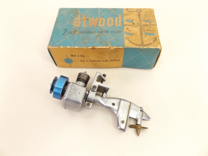 lot 19 image: Vintage Atwood Outboard Motor in Original Box