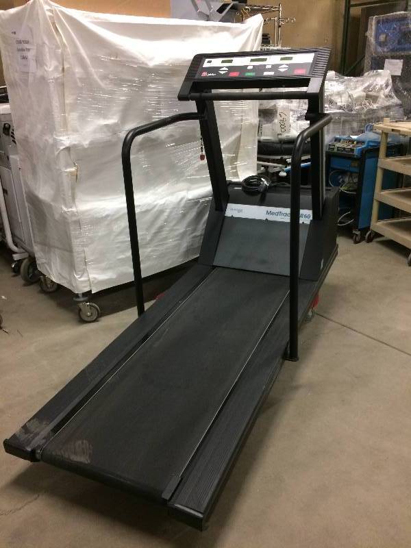 lot 2 image: WOW Physical Therapy Rehab Clinic Professional Equipment Quinton Medtrack CR60 Treadmill 400lb Capacity - Excellent Working Condition