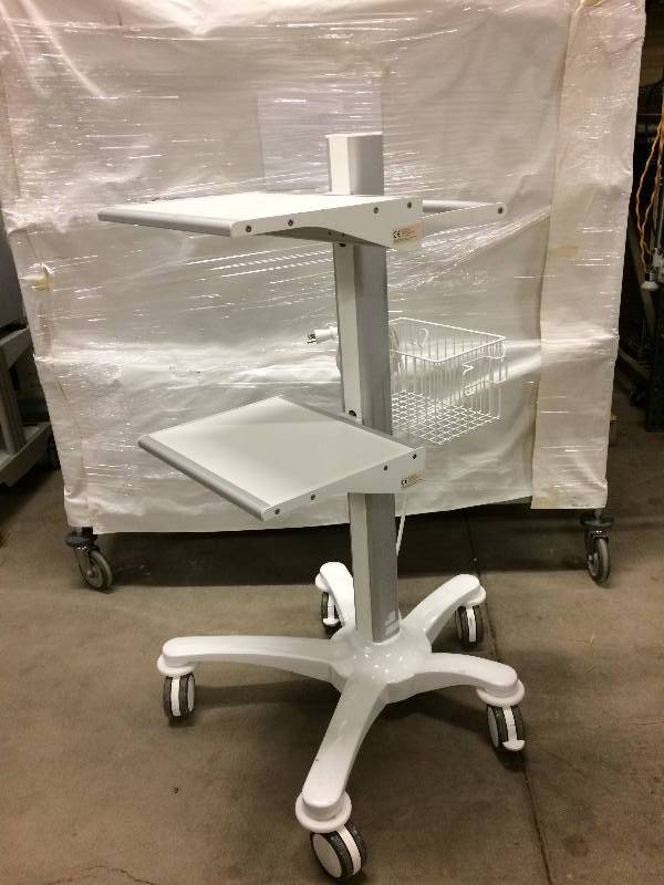 Retails New $4000 Very High Quality CIM-med Mobile Laptop Mounting Solutions Cart System - Excellent Condition
