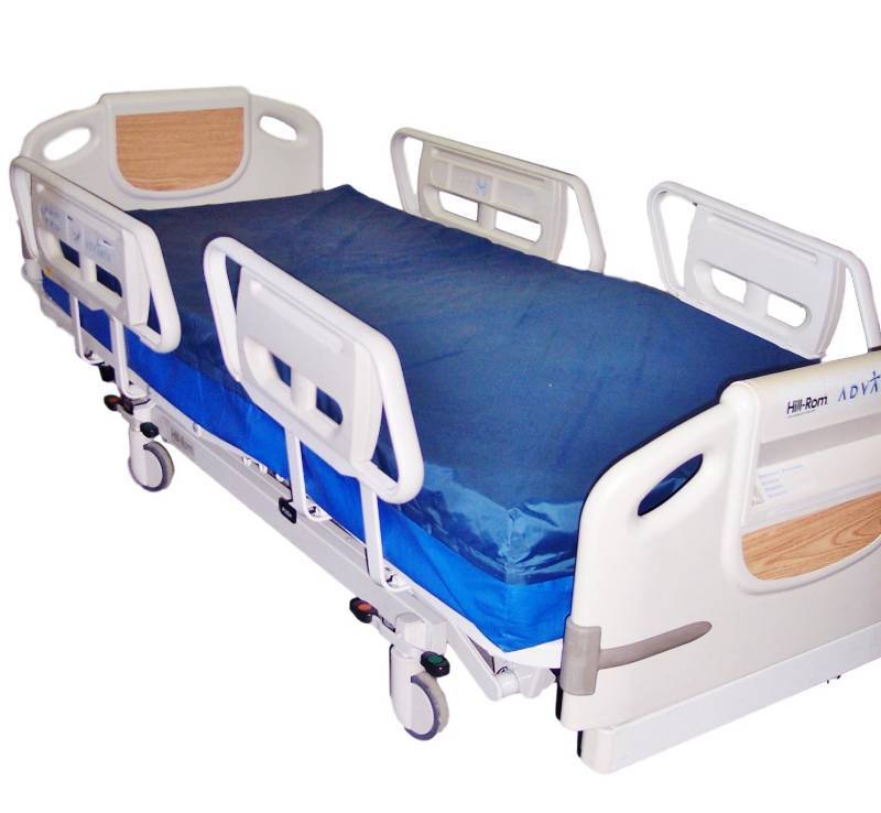 lot 8 image: Hillrom Advanta P1600 500lb Capacity Patient Hospital Bed Power Motorized Adjustable Hospital Nursing Home In-Home Health Patient Care Bed Plugs Into Regular Light Socket Free Used Comfortex Mattress