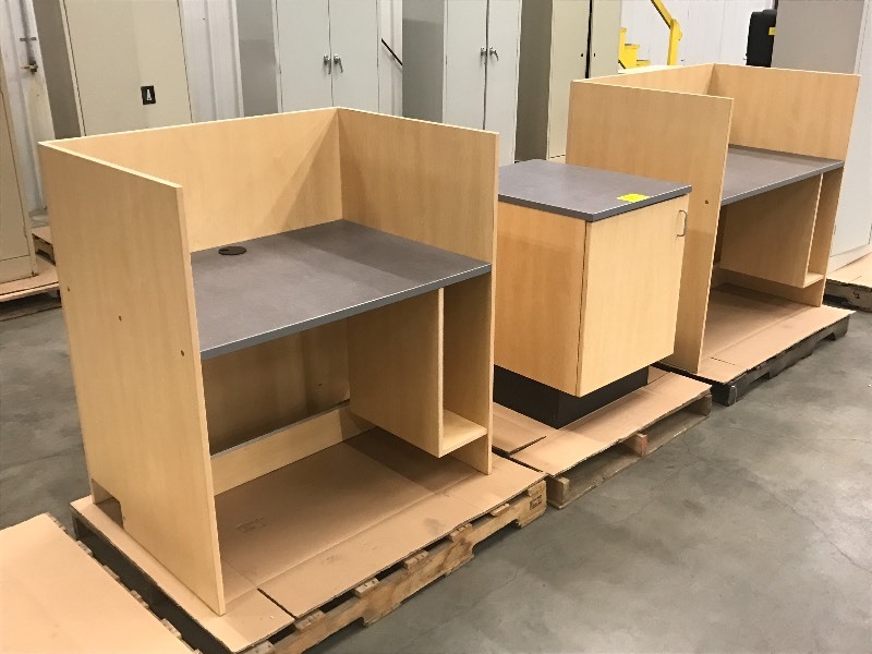 3-Piece OfficeWarehouse Desk Set