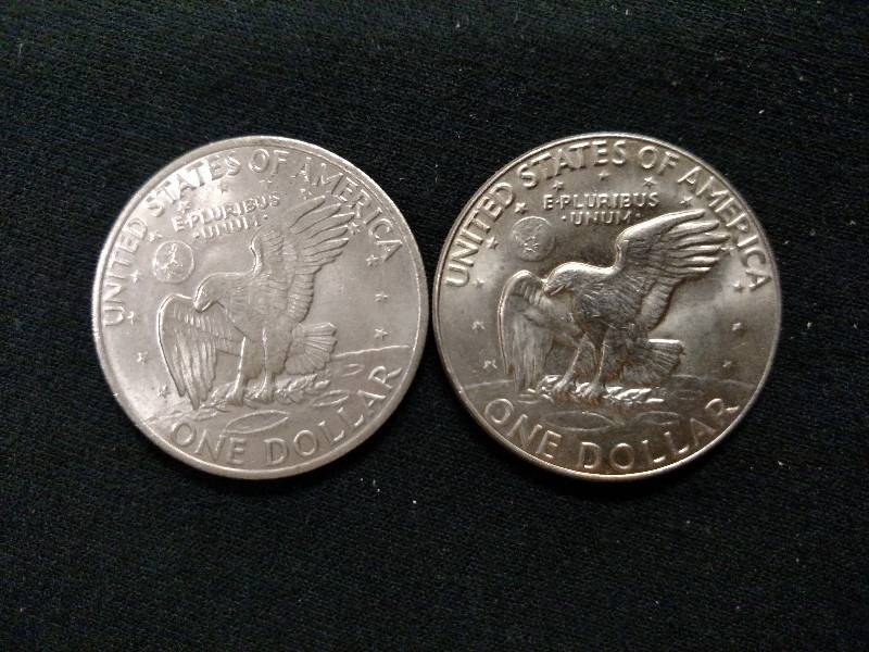 1971 D & 1978 D Eisenhower Dollars...