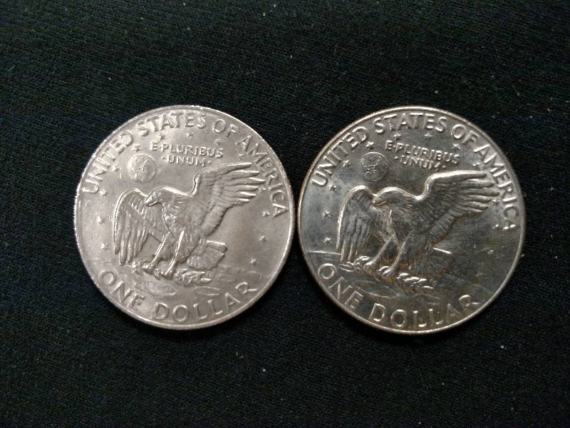 1977 & 1977 D Eisenhower Dollars...
