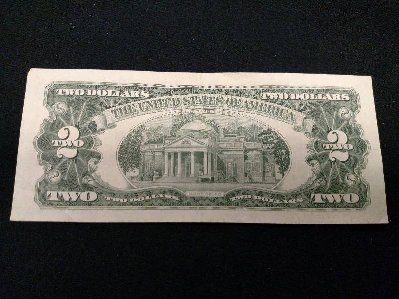 1963 Red Seal Two Dollar Note...