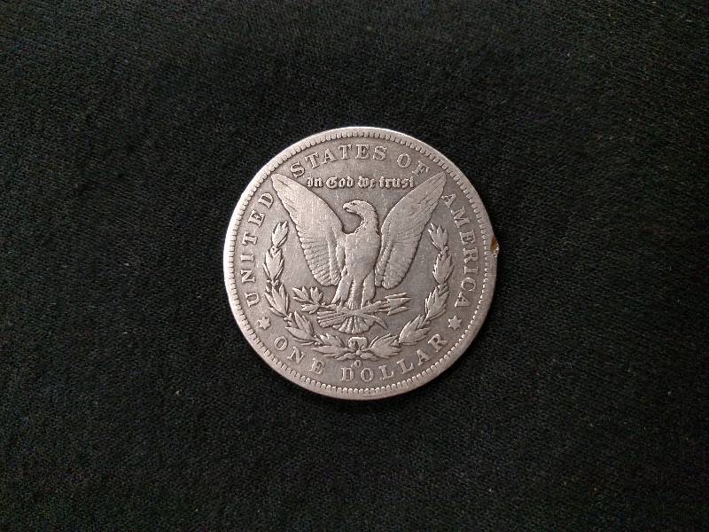 1889 O Morgan Silver Dollar...