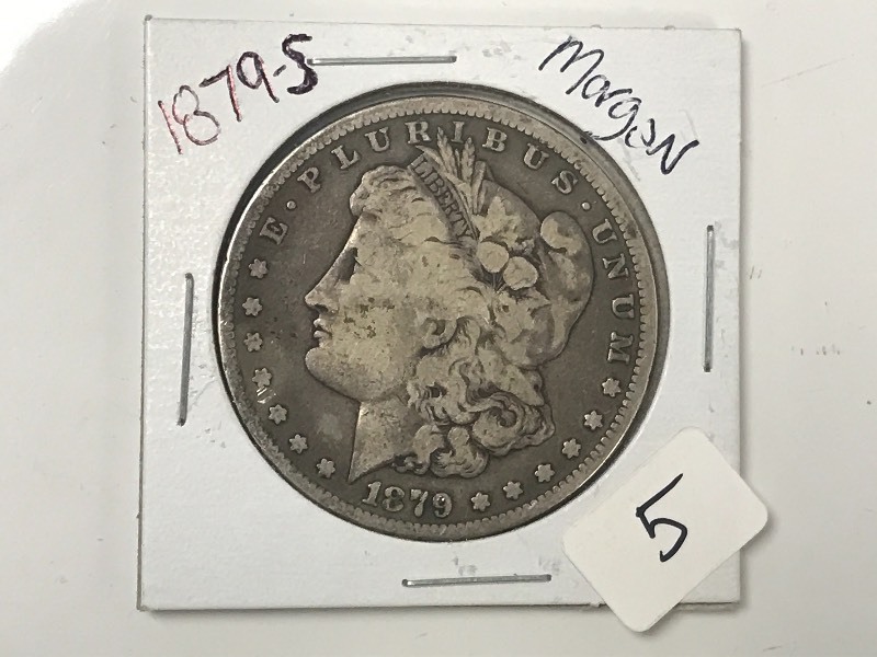 1879-S Morgan Silver Dollar ...