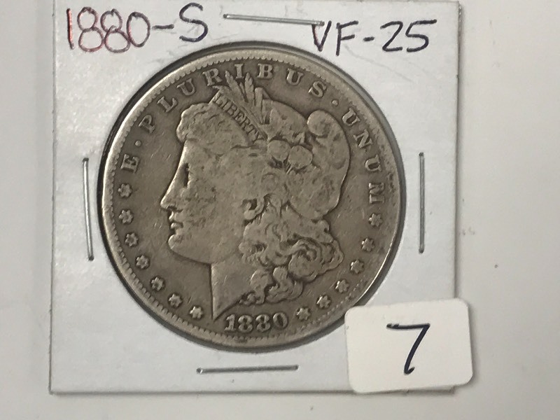 1880-S Morgan Silver Dollar ...